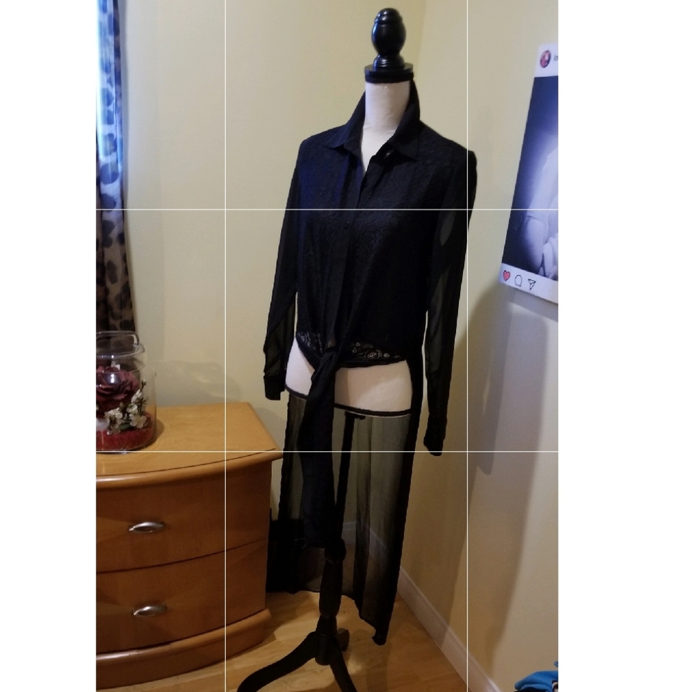 Sheer Long tunic